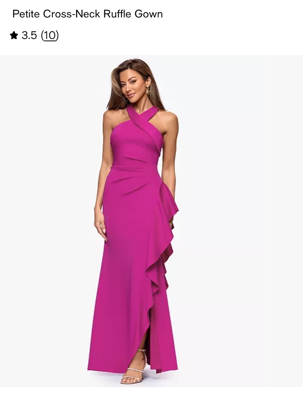 Beautiful cross cross maxi dress
